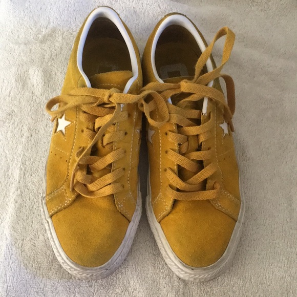 converse yellow mustard